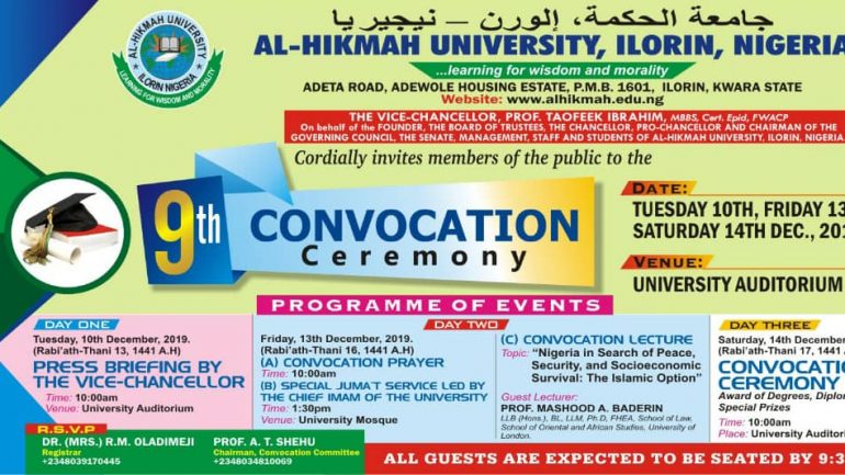 9th convocation